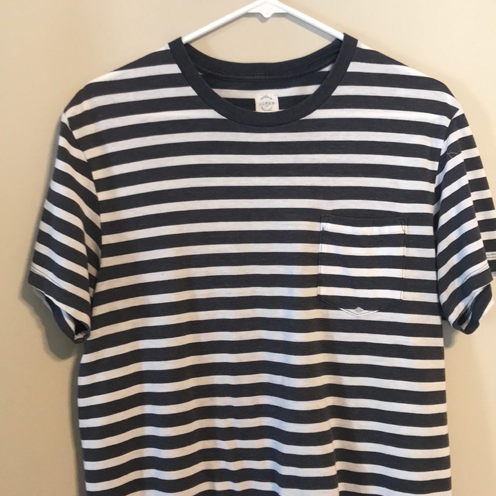 J.Crew Navy Striped Tee